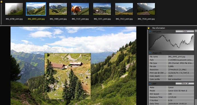 Helicon Viewer screenshot
