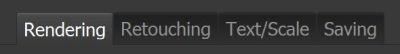 rendering tab